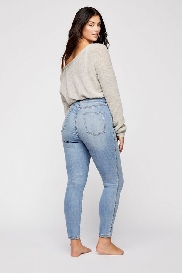 Slide View 7: CRVY High-Rise Super Skinny Jeans