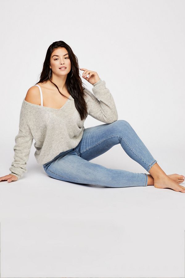 Slide View 9: CRVY High-Rise Super Skinny Jeans