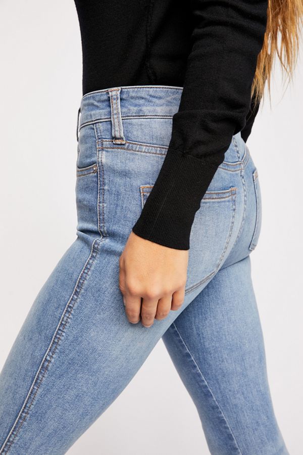 Slide View 4: CRVY High-Rise Super Skinny Jeans