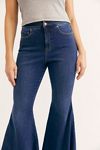 Thumbnail View 5: CRVY Super High-Rise Lace-Up Flare Jeans