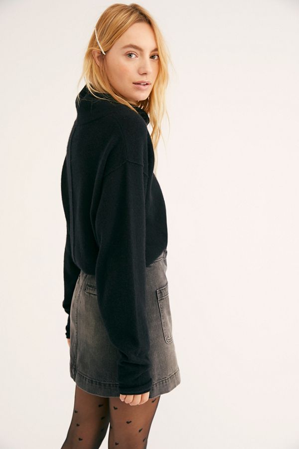 Slide View 2: Cozy Cashmere Turtleneck Sweater