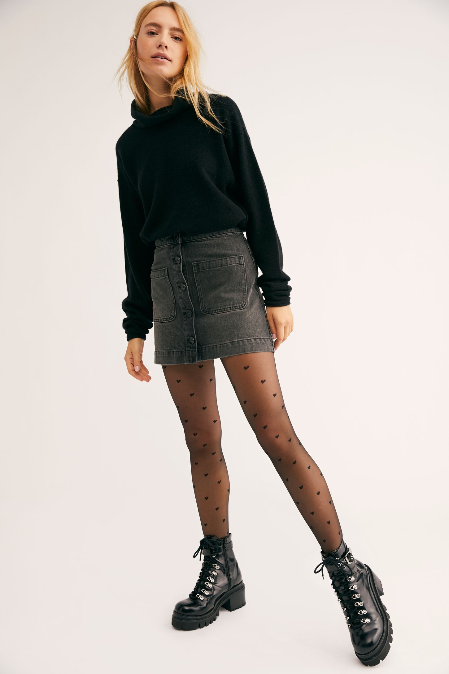 Slide View 5: Cozy Cashmere Turtleneck Sweater