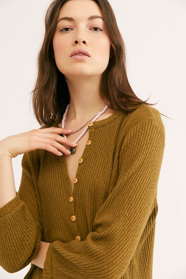 Slide View 3: Blossom Button-Up T-Shirt Dress