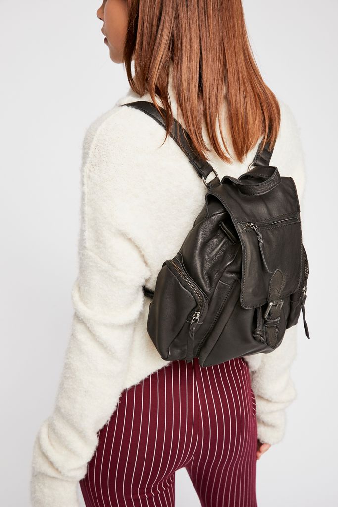 Santa Monica Leather Backpack Free People
