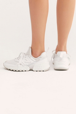 574 sport white trainer