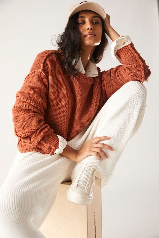 free people inside out pullover