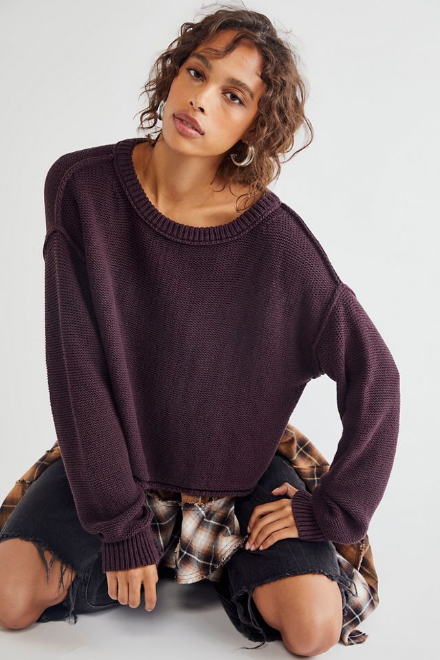 free people inside out pullover