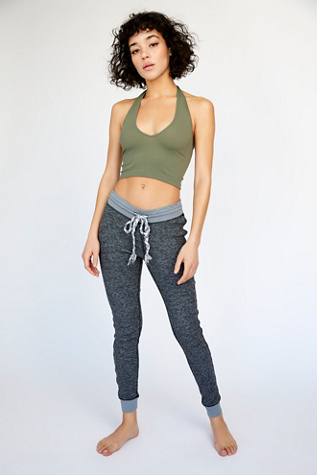 free people denim joggers