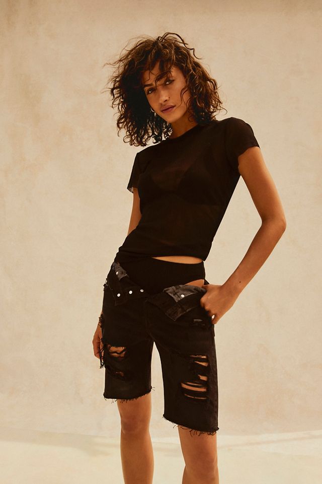 levi 501 slouch short