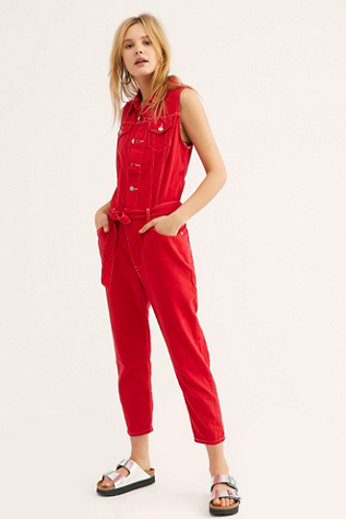 levi's tapered jumpsuit