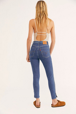 levi's mile high ankle zip jeans