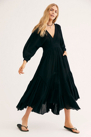 long red spaghetti strap dress