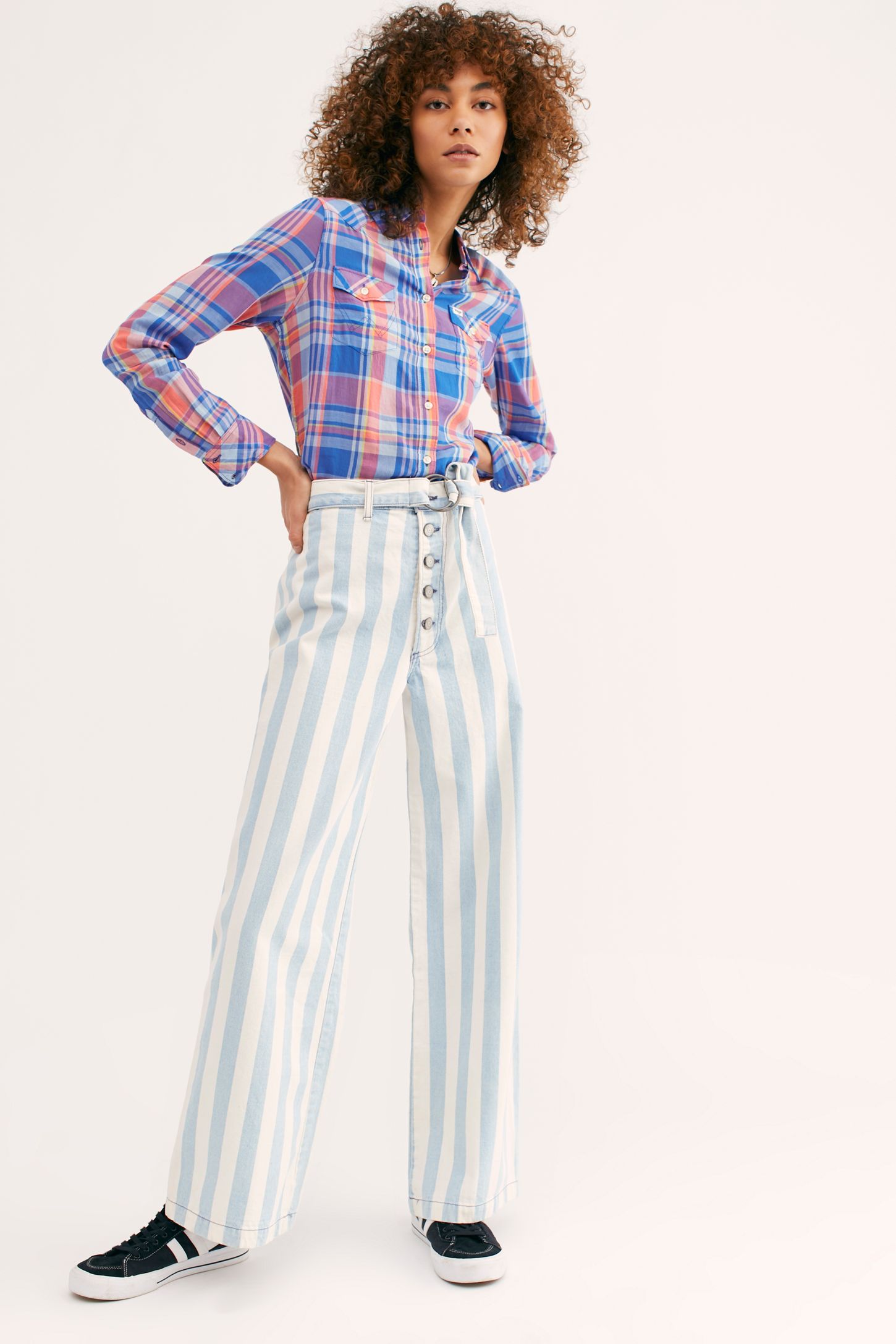 Slide View 3: Wrangler Western Check Shirt