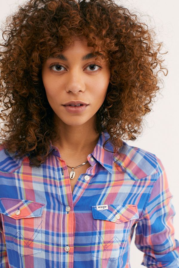 Slide View 4: Wrangler Western Check Shirt