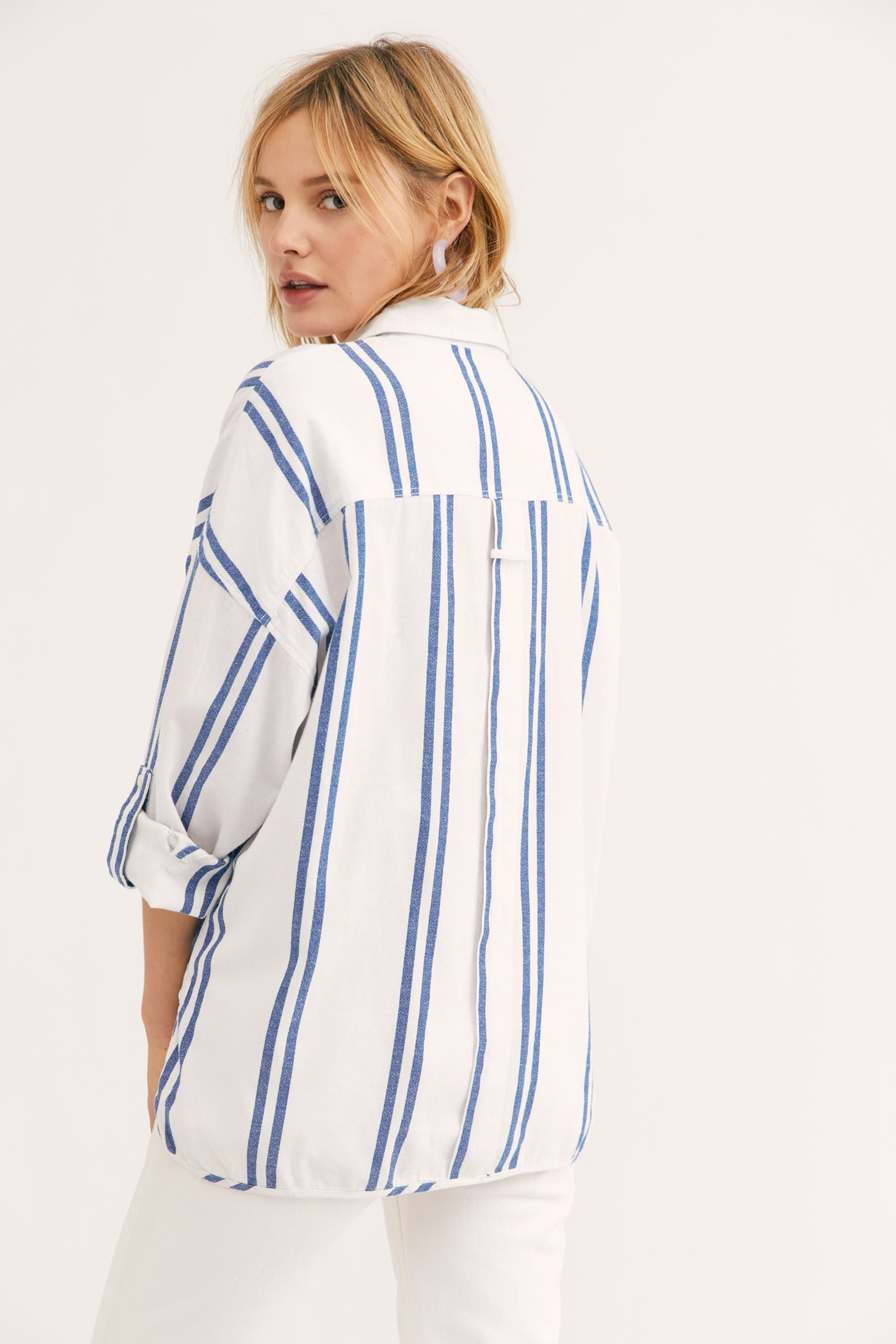 Slide View 2: Wrangler Oversized Stripe Shirt