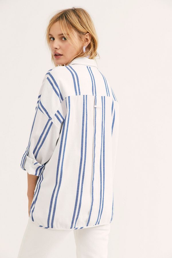 Slide View 2: Wrangler Oversized Stripe Shirt