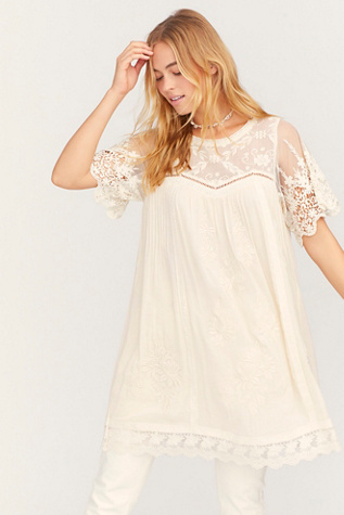 maggie embroidered midi dress