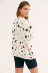 Thumbnail View 2: Oversized Raglan Pullover With Stars