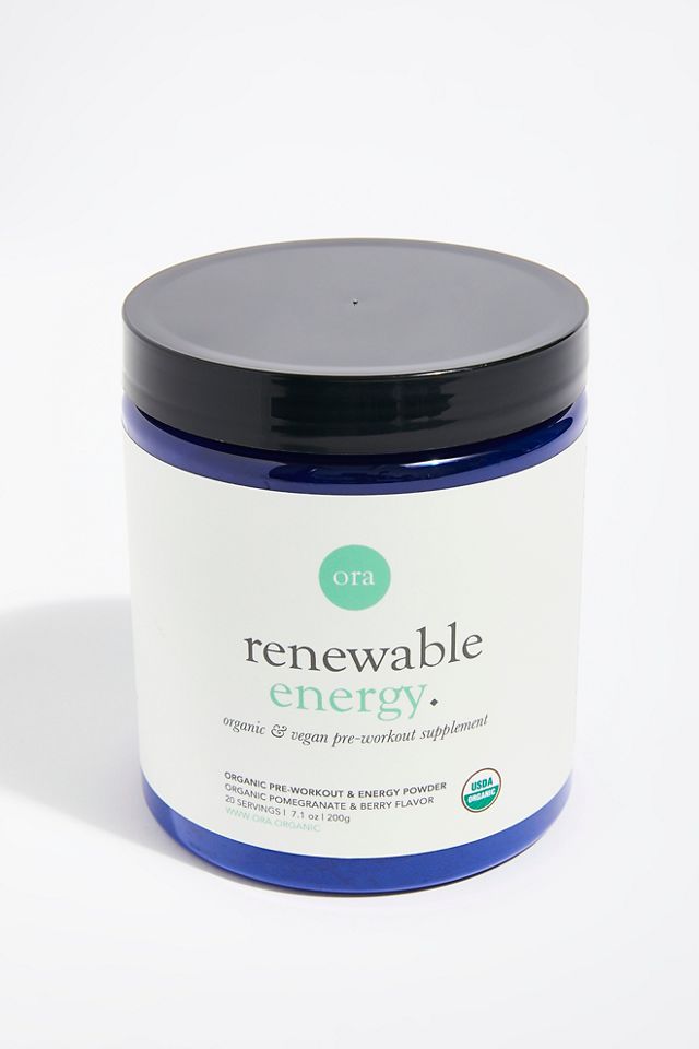 Ora Organic Renewable Energy Organic &amp; Vegan PreWorkout