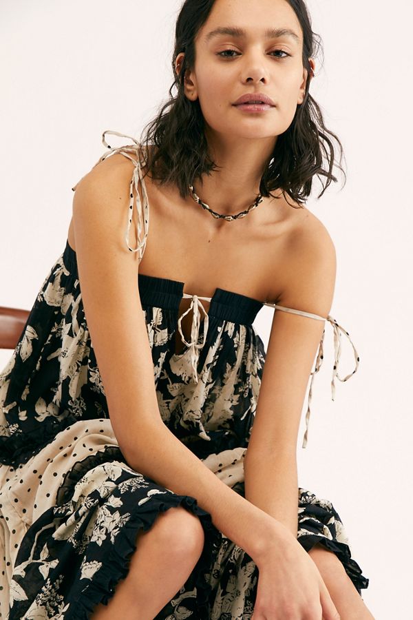 Slide View 2: Anais Mixed Print Dress