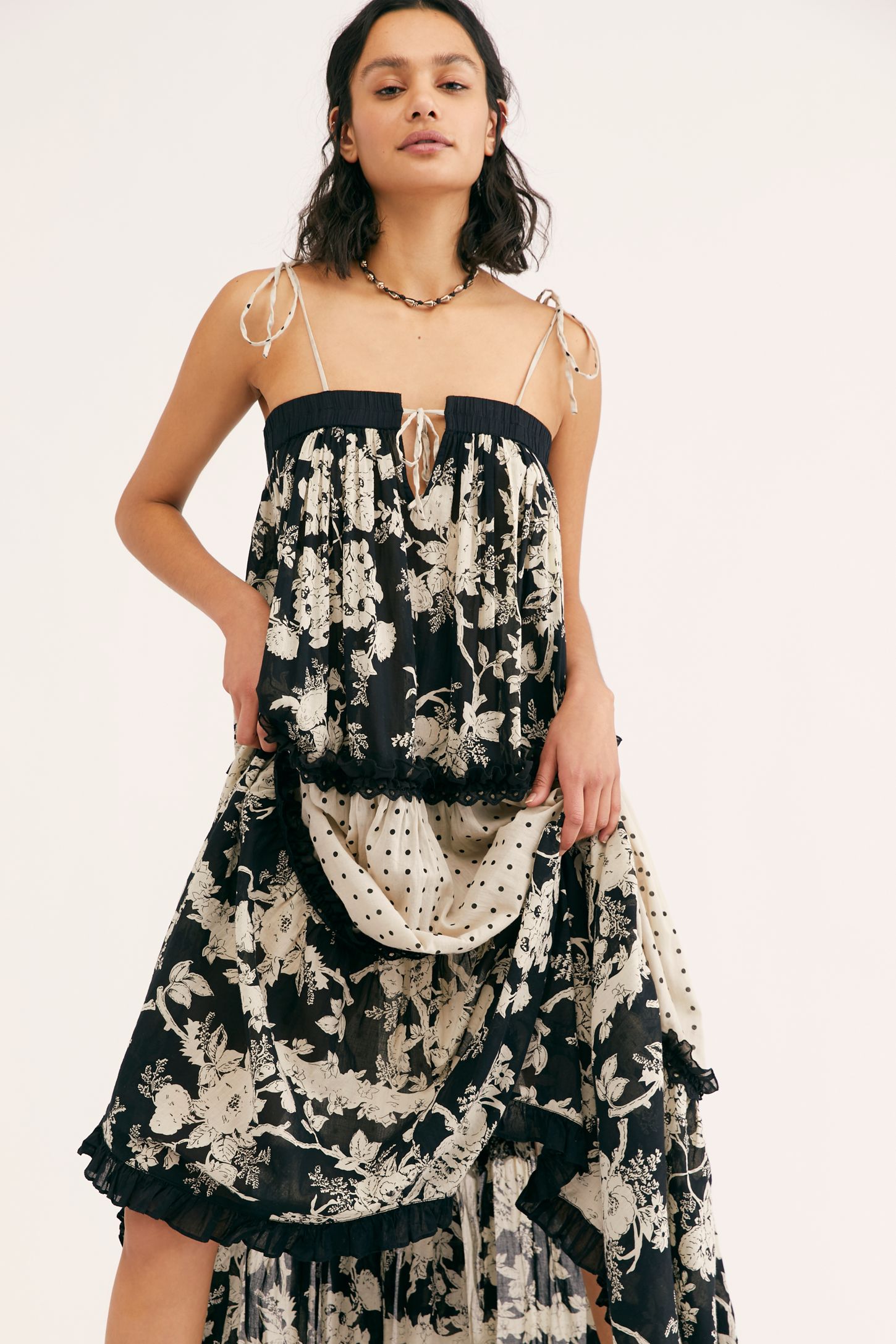 Slide View 4: Anais Mixed Print Dress