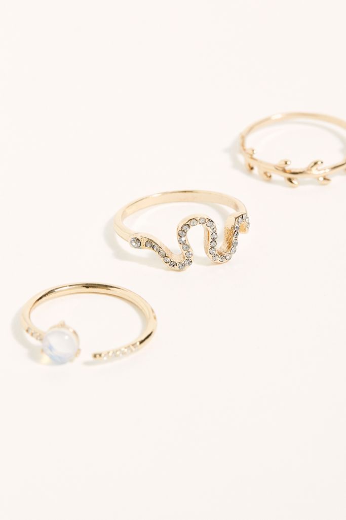 Lucky Charm Ring Set Free People UK