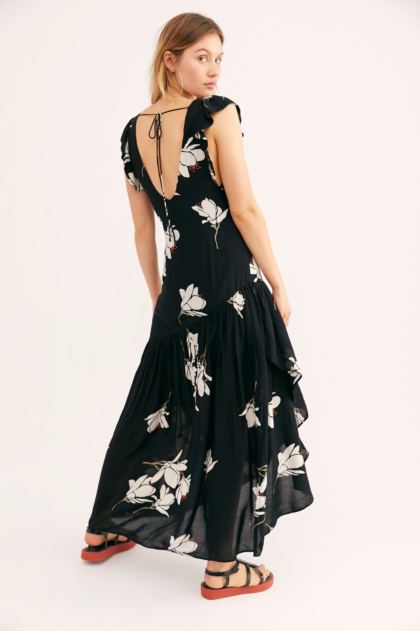 Slide View 3: She's A Waterfall Maxi Dress