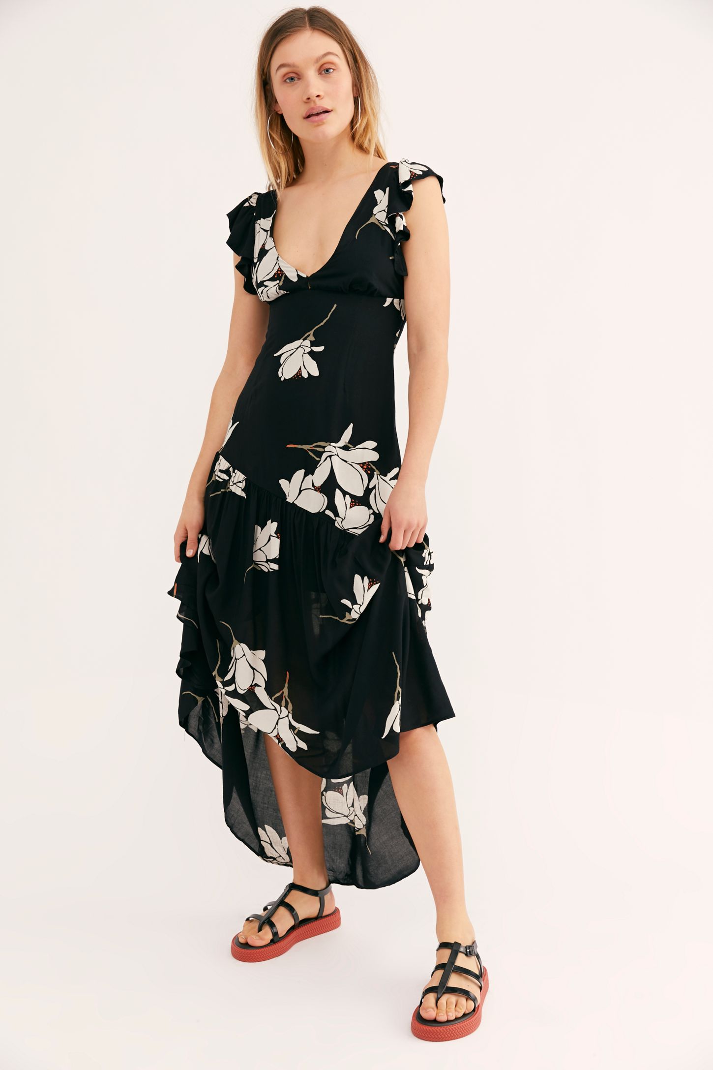 Slide View 4: She's A Waterfall Maxi Dress