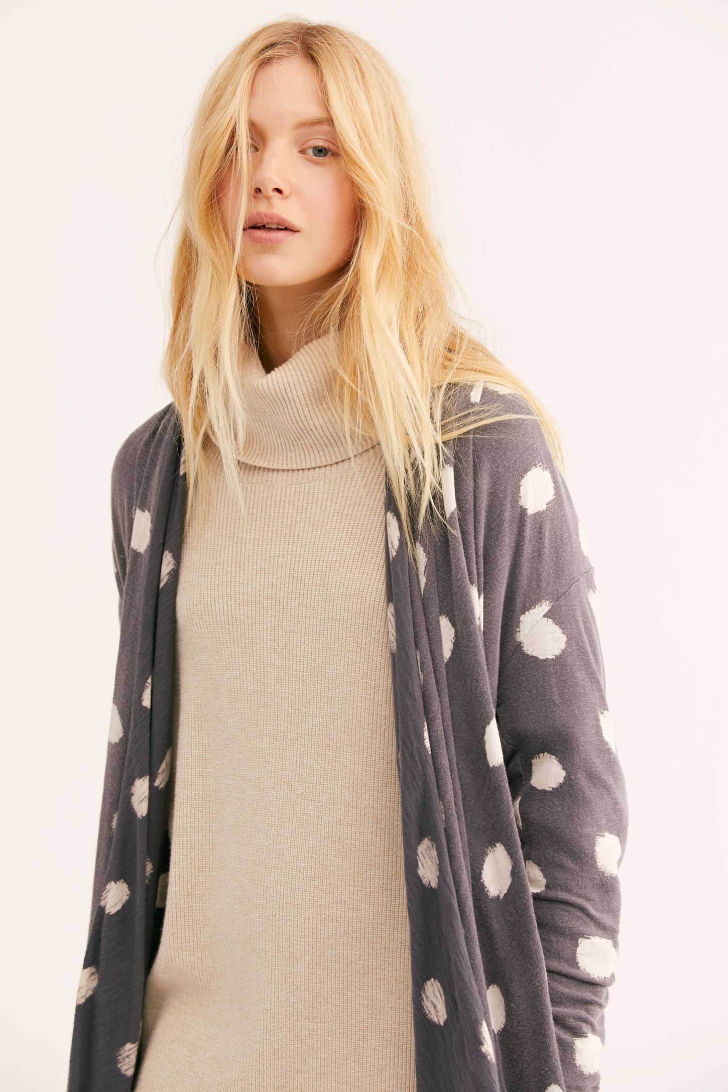 Slide View 3: Stargazer Dark Dotted Cardi