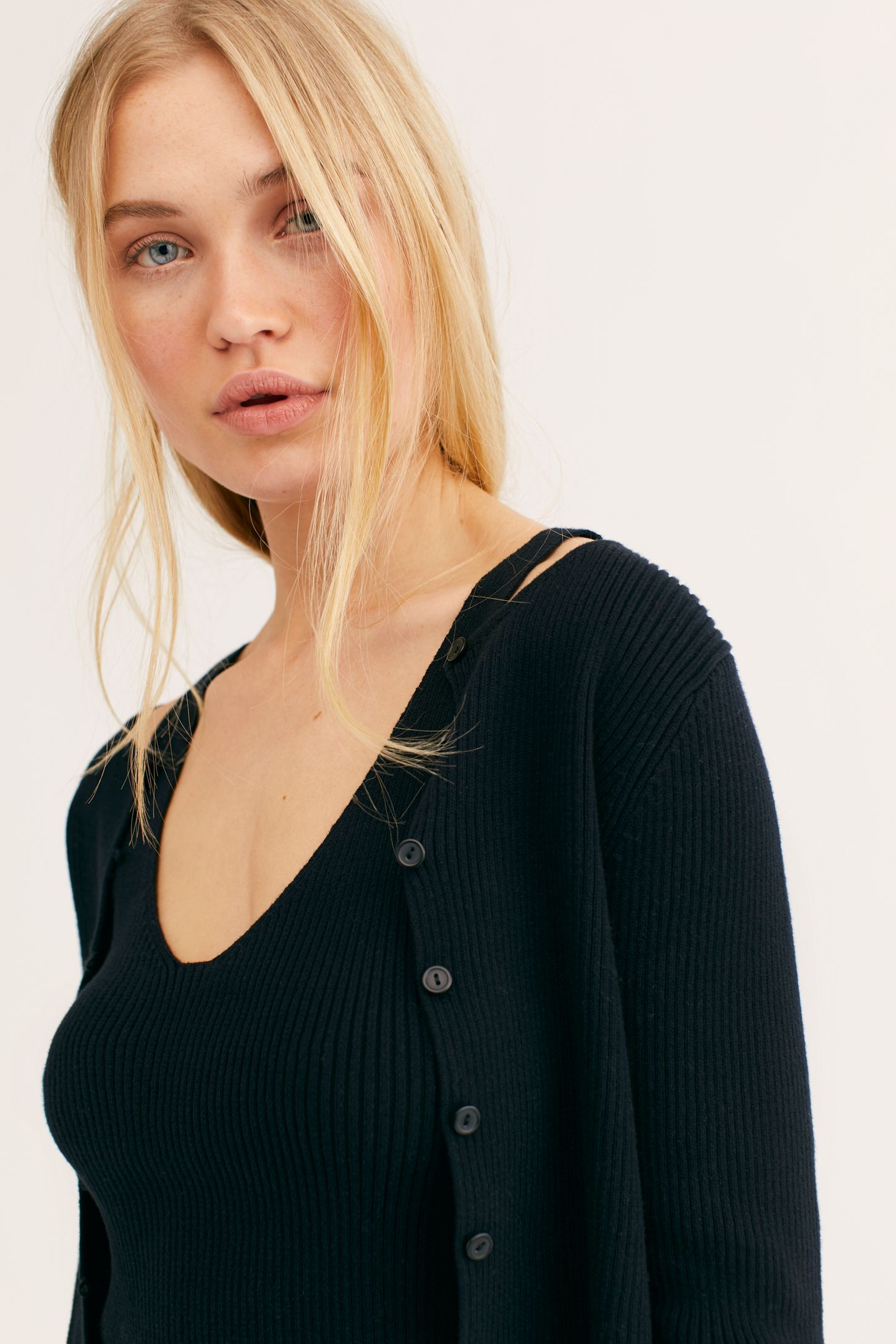 Slide View 3: FP One Skinny Sweater Set