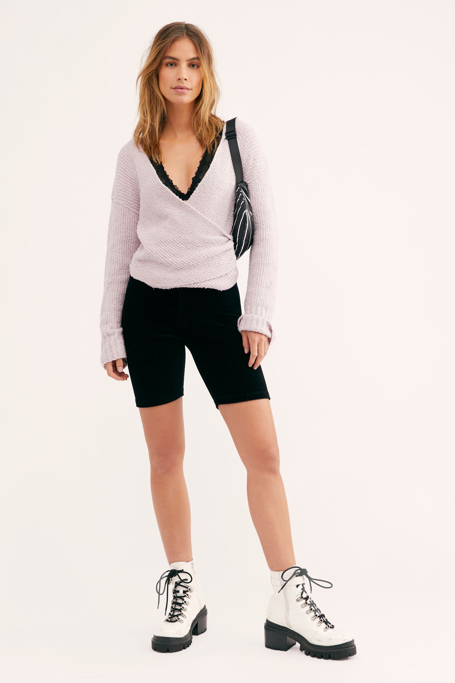 Slide View 5: Sensual Wrap Sweater