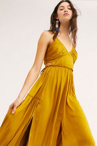 Need This Shiny Maxi Dress