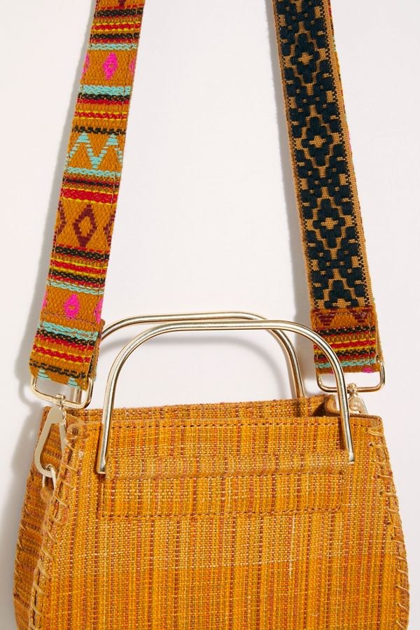 Slide View 3: Melrose Straw Crossbody Bag