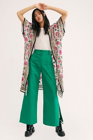 Athena Embroidered Kimono