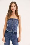 Thumbnail View 2: Levi’s Lace-Up Denim Corset Top