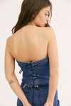 Thumbnail View 3: Levi’s Lace-Up Denim Corset Top