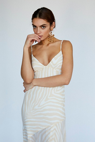 shona joy bias frill midi dress