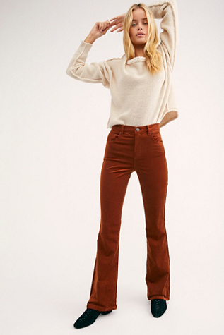 free people corduroy flare pants