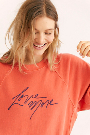 love more sweatshirt