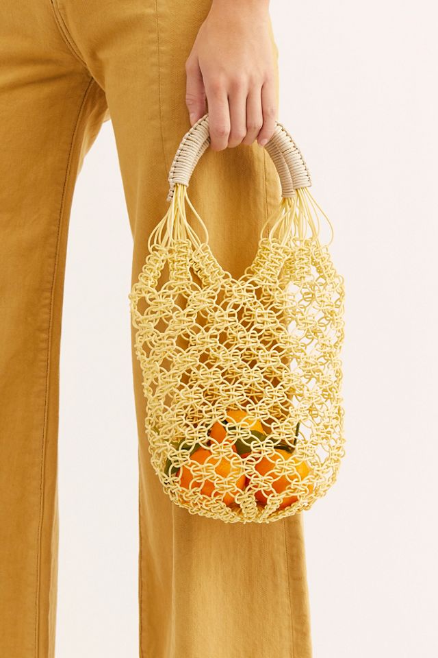 plastic basket handbag