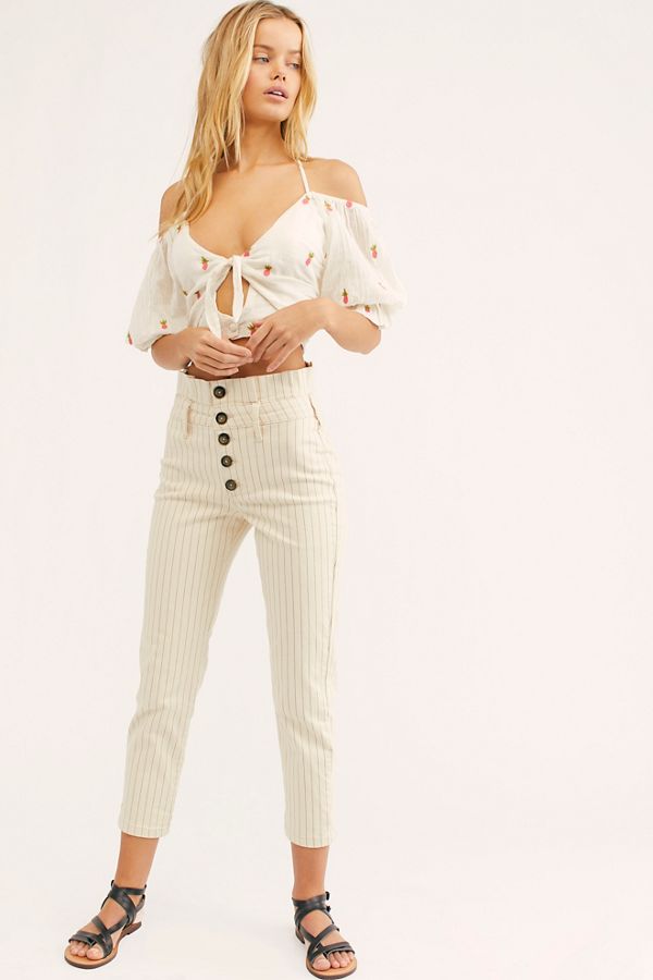 Slide View 4: Ladies That Luau Crop Top