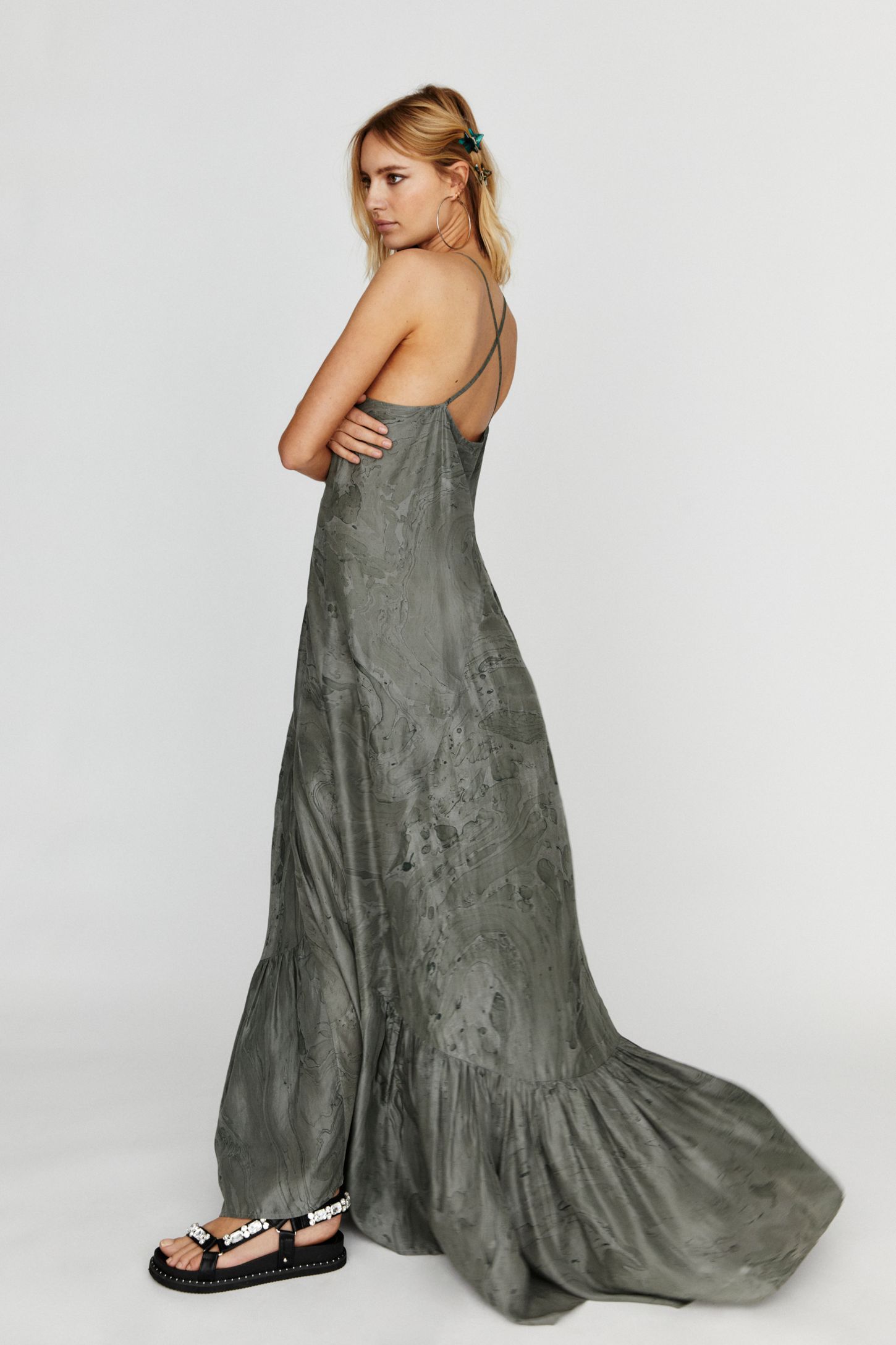 Slide View 2: Silk Kingston Slip Dress