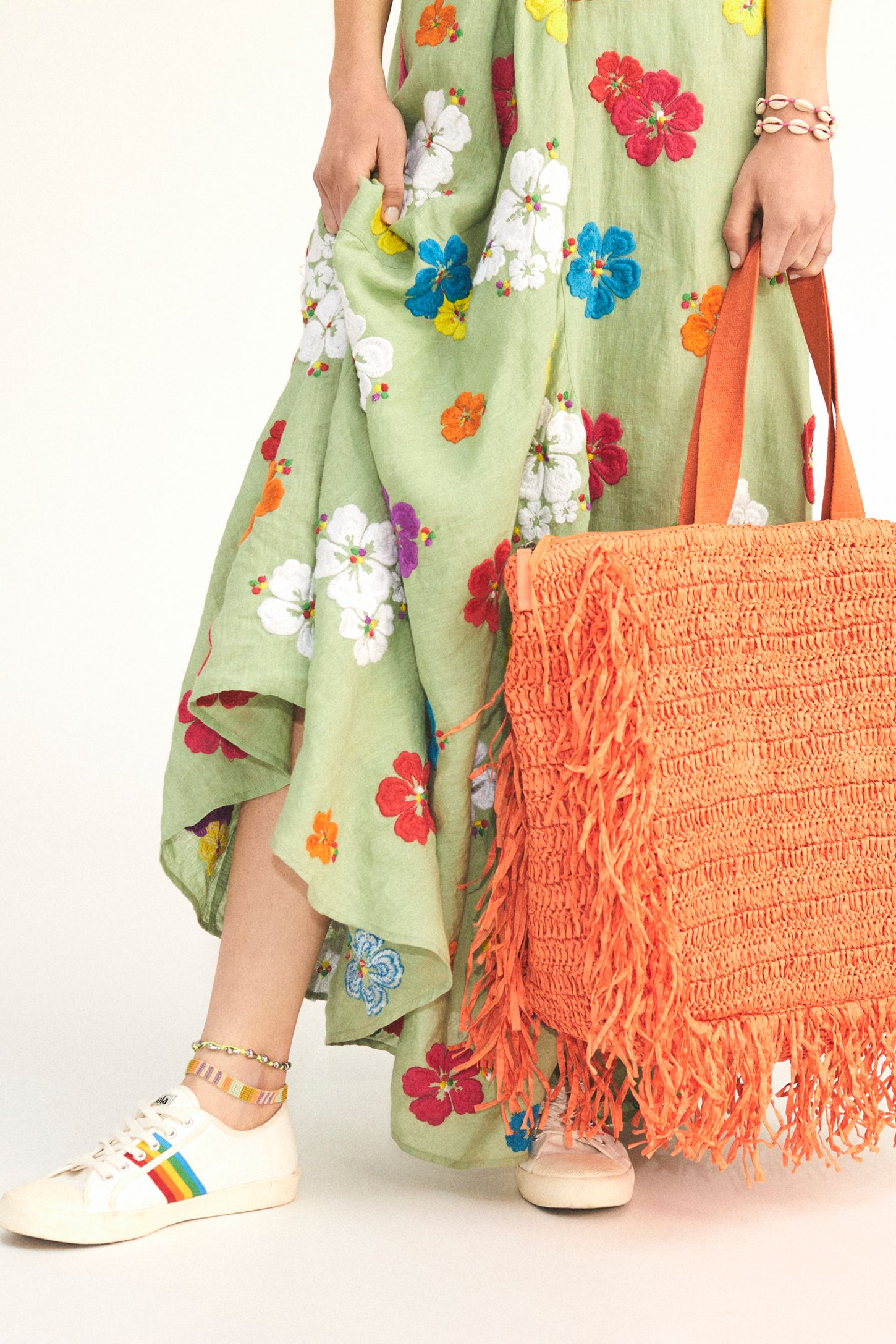 Slide View 1: Gola Coaster Rainbow Sneakers