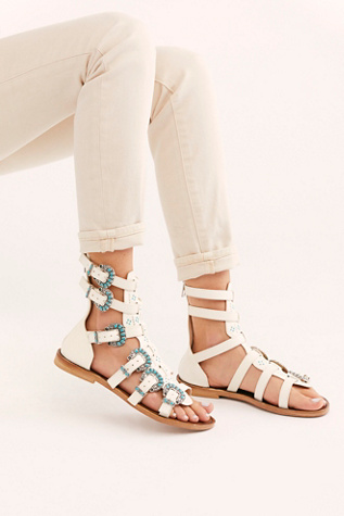 gladiator sandals with capris