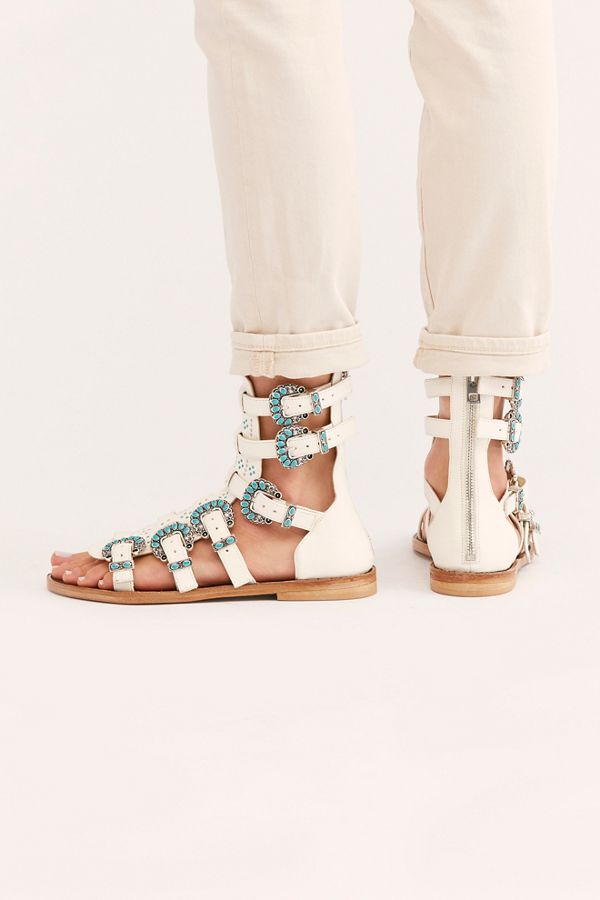 gladiator sandals with capris