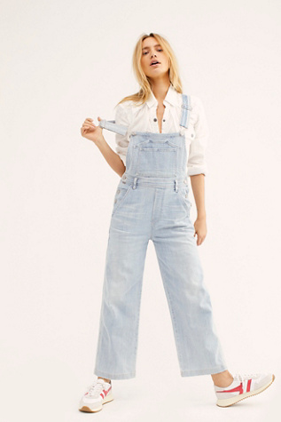 free people wide leg overalls