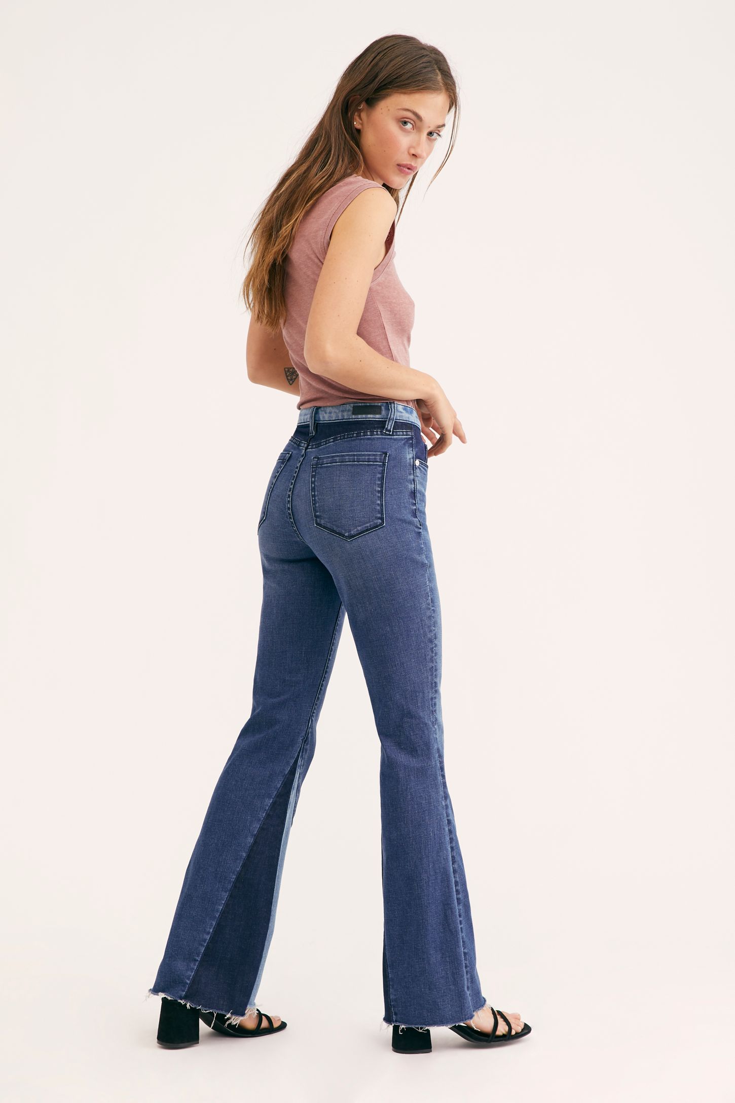 Slide View 3: Blank NYC Mix and Match Flare Jeans