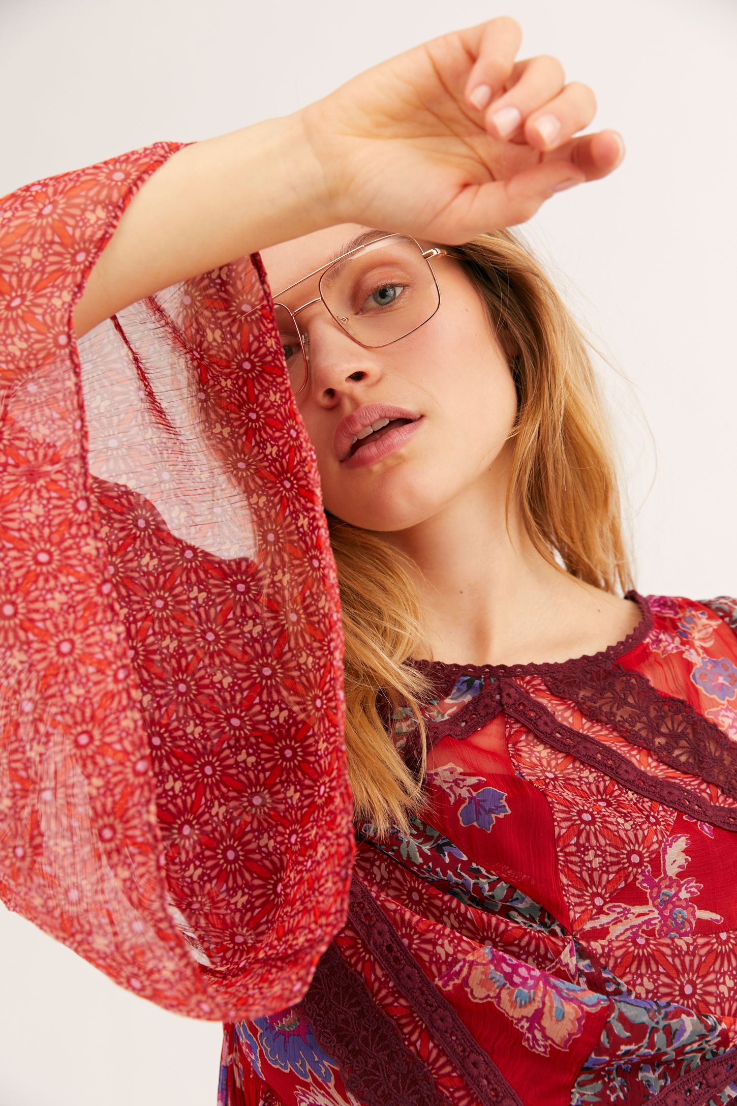 Slide View 1: Cool Grandpa Aviator Sunglasses