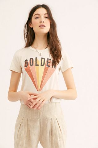 Golden Graphic Tee