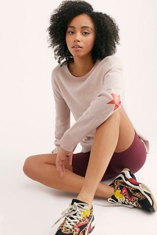 Cici Patch Cashmere Sweater